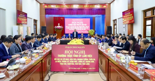 Thường trực Tỉnh ủy nắm bắt tình hình phát triển kinh tế - xã hội 13 xã khu vực Đông Bắc của tỉnh