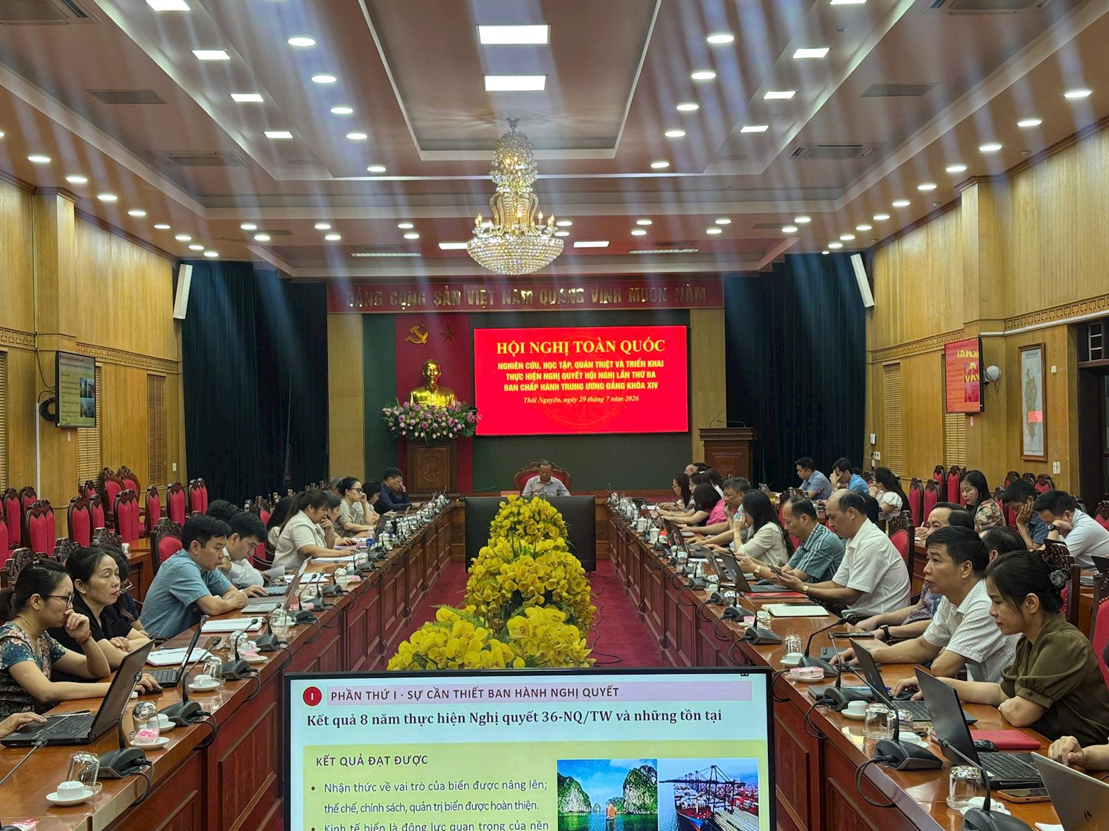 Đảng ủy Các cơ quan Đảng tỉnh tổ chức Hội nghị cán bộ chủ chốt nghiên cứu, học tập, quán triệt và triển khai thực hiện Nghị quyết Trung ương ba khóa XIV